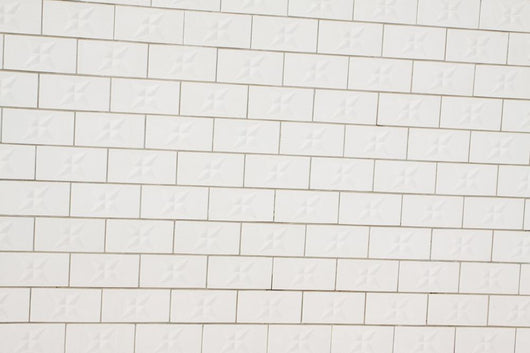 White Ceramic Tile Wall