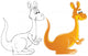Kangaroo Wall Mural