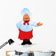 Fat chef cook Wall Decal