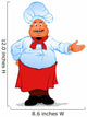 Fat chef cook Wall Decal