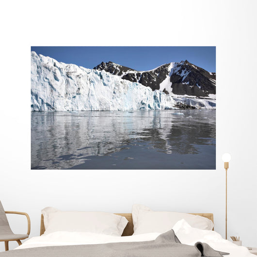 Arctic glacier landscape - Spitsbergen Wall Mural