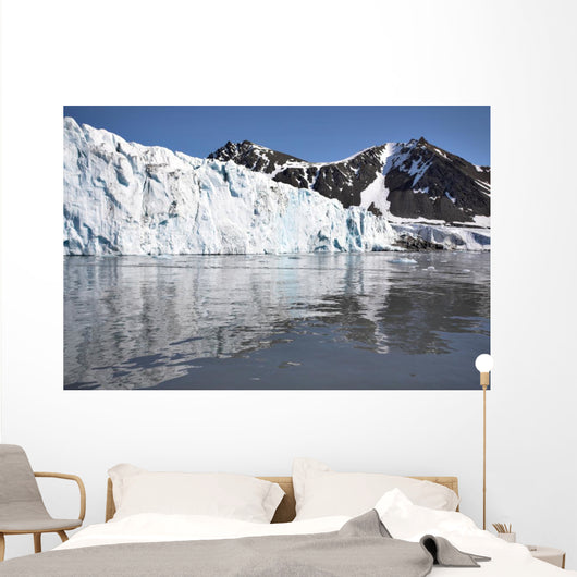 Arctic glacier landscape - Spitsbergen Wall Mural