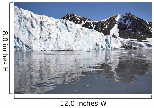 Arctic glacier landscape - Spitsbergen Wall Mural