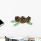 Pine cone (conifer cone) Wall Decal