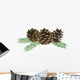Pine cone (conifer cone) Wall Decal