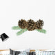 Pine cone (conifer cone) Wall Decal