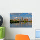 Cityscape of Richmond, Virginia over the James River. Wall Mural