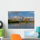 Cityscape of Richmond, Virginia over the James River. Wall Mural