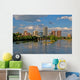 Cityscape of Richmond, Virginia over the James River. Wall Mural