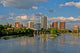 Cityscape of Richmond, Virginia over the James River. Wall Mural