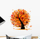 Beautiful Autumn Tree for Your Design Wall Decal