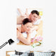 Young Caucasian Couple Receiving a Back Massage Wall Mural
