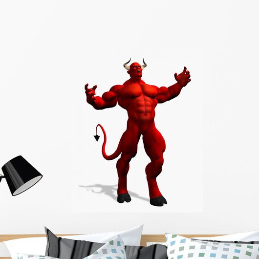 Angry Devil Wall Decal