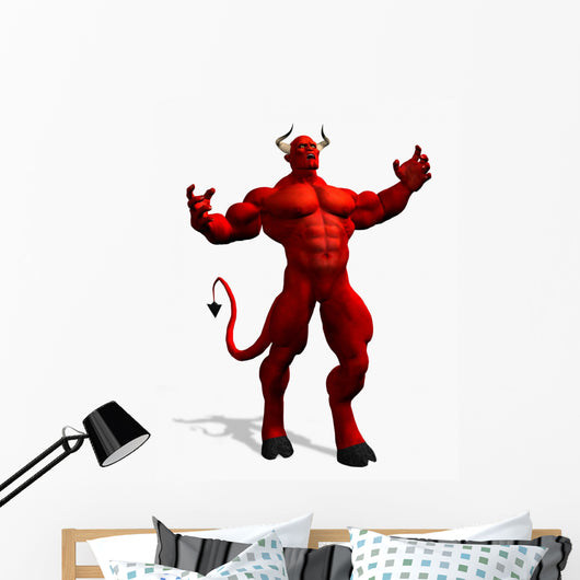 Angry Devil Wall Decal