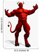 Angry Devil Wall Decal