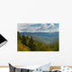 Autumn colorful foliage of trees on the slopes in Smoky Mountain Wall Mural