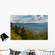 Autumn colorful foliage of trees on the slopes in Smoky Mountain Wall Mural