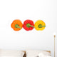 Fresh Peppers Wall Decal
