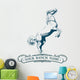 horse label vintage Wall Decal