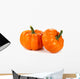 Two Pumpkins Wall Decal