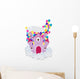 Purple Birthday Castle Wall Decal