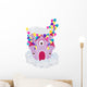 Purple Birthday Castle Wall Decal