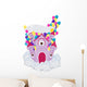 Purple Birthday Castle Wall Decal