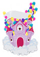 Purple Birthday Castle Wall Decal