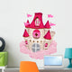 Pink Castle Wall Decal