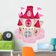 Pink Castle Wall Decal