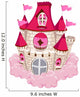 Pink Castle Wall Decal