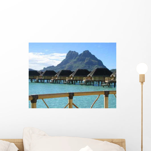 Bora Bora Overwater Bungalows Wall Mural