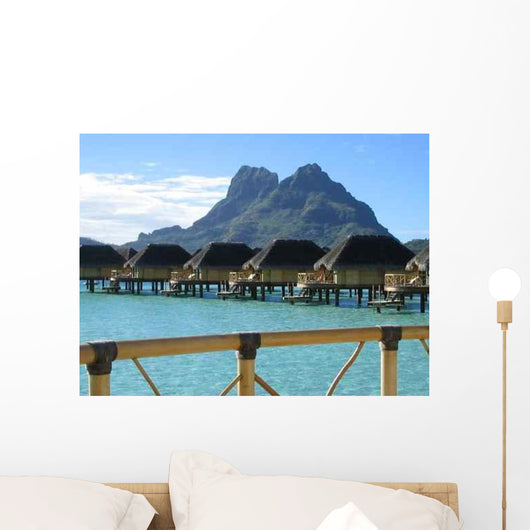 Bora Bora Overwater Bungalows Wall Mural