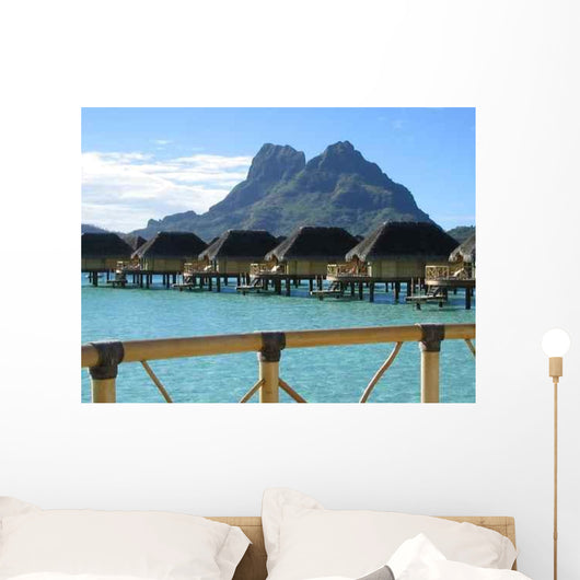 Bora Bora Overwater Bungalows Wall Mural