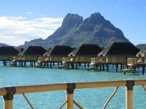 Bora Bora Overwater Bungalows Wall Mural