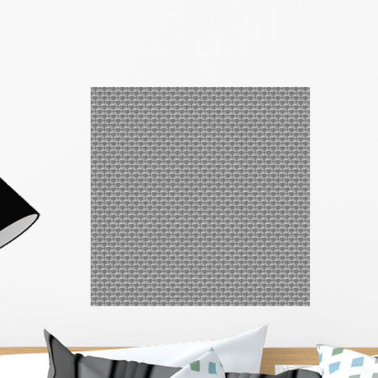 Silver Small Engine Turned Wall Decal