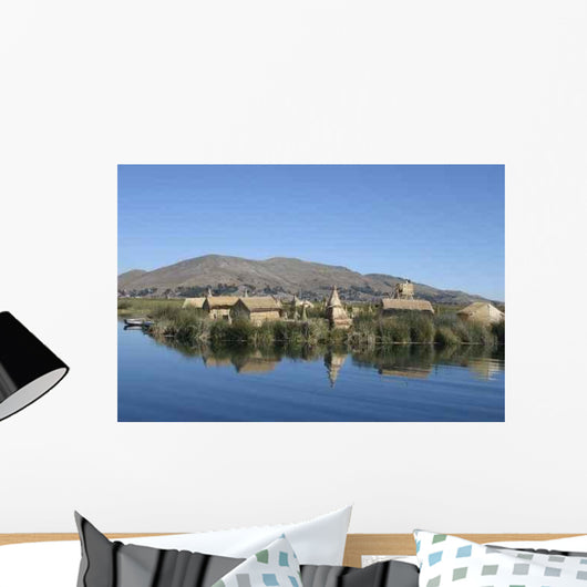 Iles Uros Lac Titicaca Wall Decal Design 1