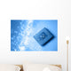 Fiber optics background with lots of light spots Wall Mural