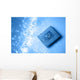 Fiber optics background with lots of light spots Wall Mural