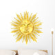 Sun Gold Metallic Mask Wall Decal