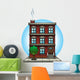 Apartment Building Wall Decal