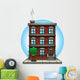 Apartment Building Wall Decal