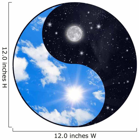 Sun and Moon Wall Decal