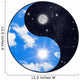 Sun and Moon Wall Decal