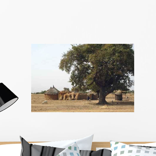 Village Africa Wall Decal Design 1
