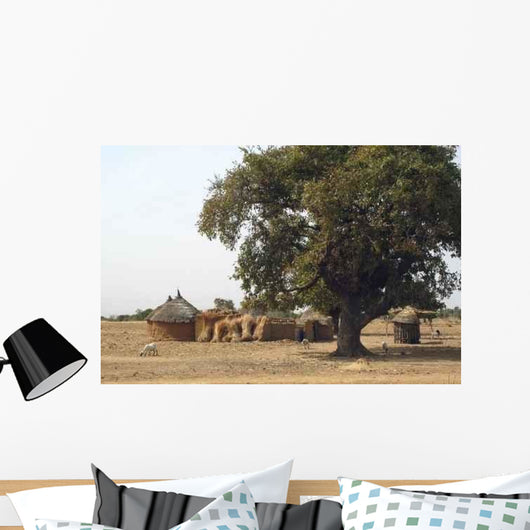 Village Africa Wall Decal Design 1