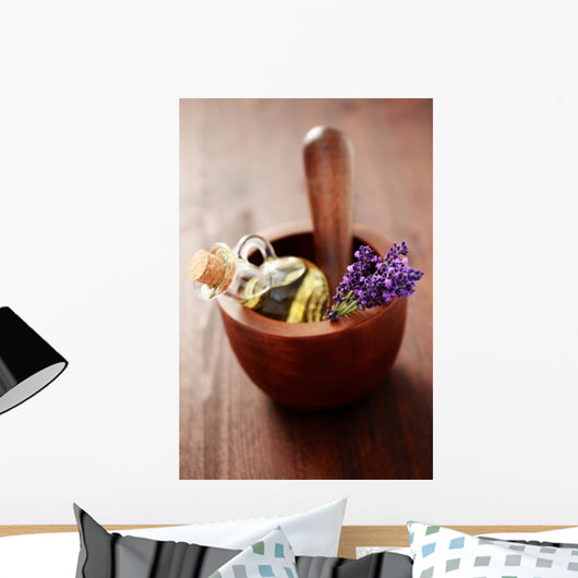 lavender massage oil Wall Mural