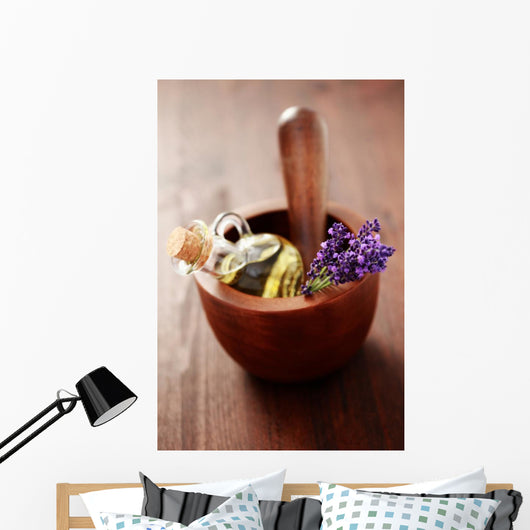 lavender massage oil Wall Mural
