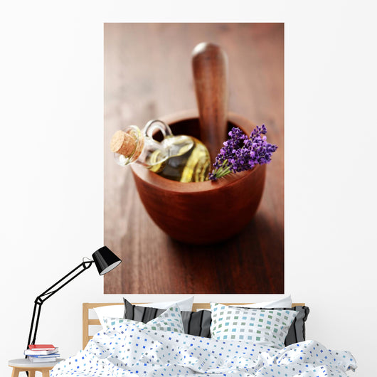 lavender massage oil Wall Mural