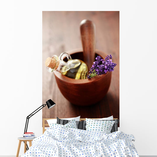 lavender massage oil Wall Mural